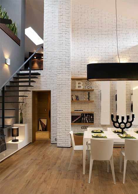 Wide, open brick space