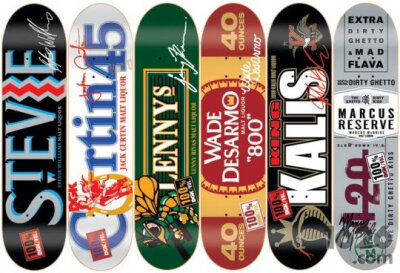 skateboards