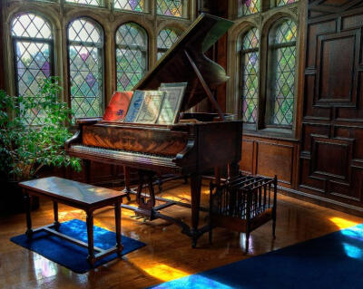 The music room - Lawrence Mansion at Hartwood Acres, Pittsburgh