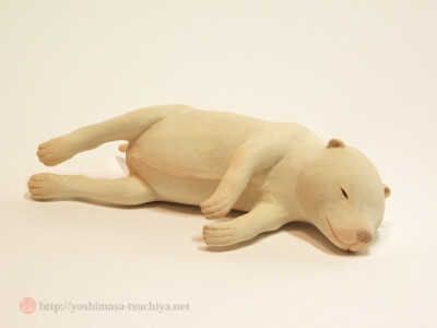 Yoshimasa Tsuchiya （土屋仁応） 日本雕塑家 出生于1977年 多使用桧木和樟木创作 http://www.yoshimasa-tsuchiya.net/