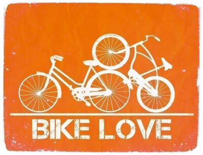Bike Love 8x10 Graphic Print