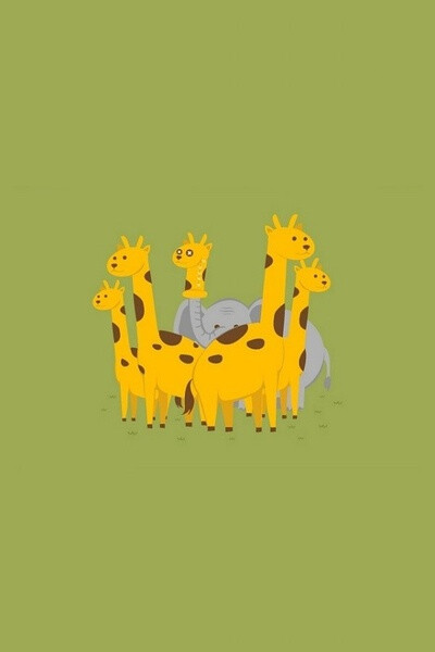 尼玛,居然装长颈鹿==