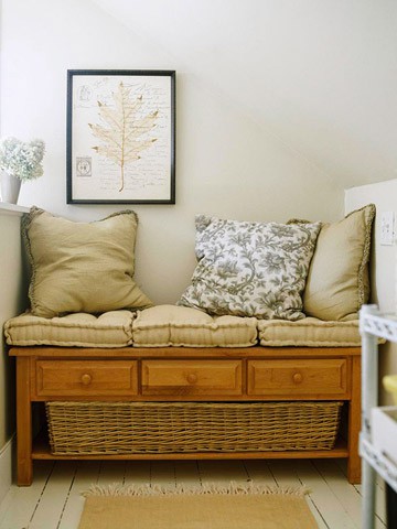 convert a coffee table into a seating area