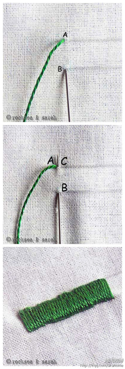 rocksea&sarah 绣法