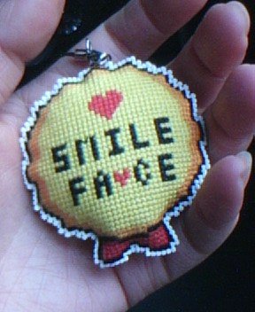 这个是背面，smile face····