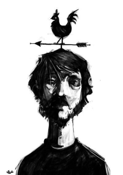 巴勒斯坦插画家Manasrah作品3..