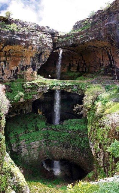 Baatara Gorge Waterfall, Balaa, Lebanon