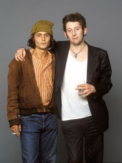 Johnny Depp and Shane MacGowan