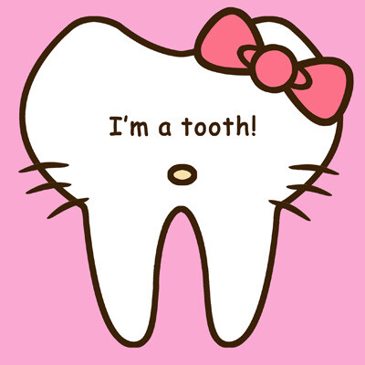 hello kitty tooth