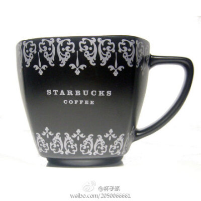 星巴克夏季黑色华丽魔法蕾丝魔袍之旅马克杯