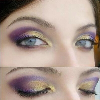 purple and gold