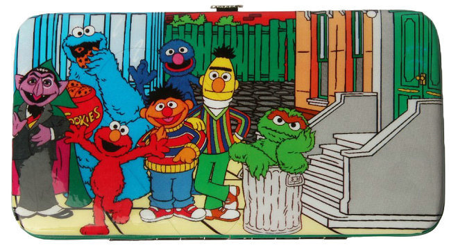 美國代購sesamestreetcharacters限量錢夾包郵