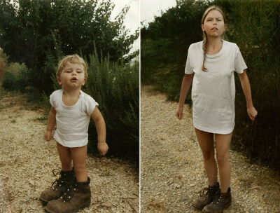 CECILE IN 1987 & 2010, France