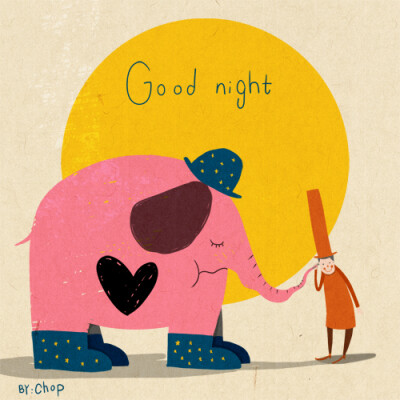 晚安···让我们睡前在读读舒比格爷爷的《大象的故事》希望能去倾听它的诉说·