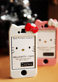  hellokitty 連身 硬殼 IPHONE4 保護殼