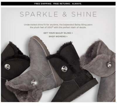 【UGG-2011Holiday新款】新闪钻经典款 这个冬天你准备好了吗？