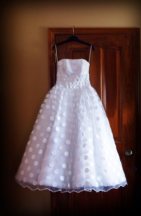 lovely polka dot bride