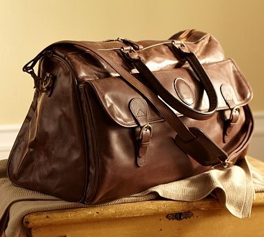 真皮短途旅行包大包