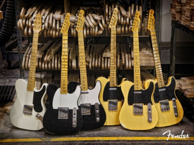 各个年代各个款式的Fender Telecaster