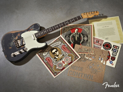 Joe Strummer签名款Fender Custom Shop Relic Telecaster