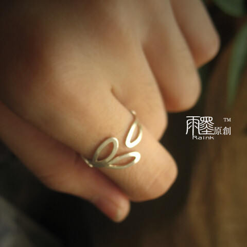 雨墨原创手工戒指指环订制