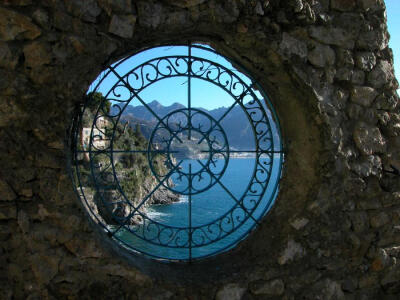 a piece of sea of the coast near Amalfi