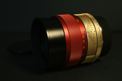 Leica Summicron R 90 TRICOLOR德国国旗版镜头世界仅此一件