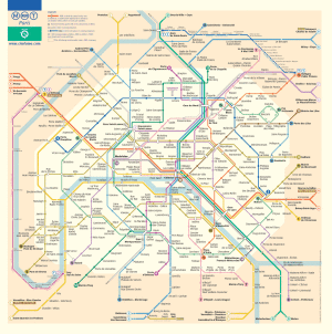 巴黎地铁线路图