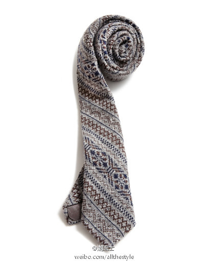 Steven Alan Fair Isle Knit Tie