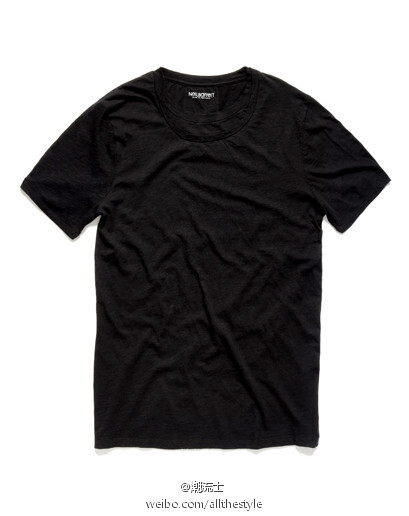 Neil Barrett Slub Jersey Double Neck T-Shirt