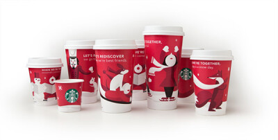 位于西雅图的星巴克全球设计中心（the Starbucks Global Studio）上周推出了星巴克咖啡的圣诞特别包装，此次更新包括全球所有店铺都会出现的纸杯、星巴克VIA速溶咖啡、咖啡粉及仅在日本市场推出的4款收藏版杯子