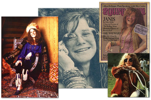 摇滚女歌手Janis Joplin影响了一代女嬉皮士的穿着
