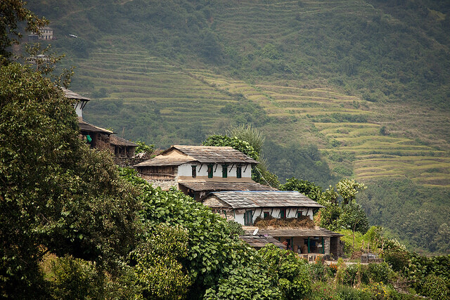 尼泊尔的小村落：Ghandruk