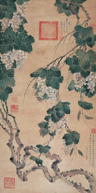 慈禧(1835——1908)，民间百姓俗称“西太后”，是位妇孺皆知的人物。慈禧除善弄权术、热衷政治外，生活中喜爱书画，尤其爱以“自己所作的”书画赏赐群臣，以示恩宠，笼络人心。实际上慈禧本无艺术才华，其书画多由人代笔，钤上慈禧专用的印章即成了慈禧本人的作品，所以，严格地说，将慈禧的书画称为慈禧款的书画更准确一些。至于慈禧亲笔绘画，可见钤有“慈禧皇太后御笔之宝”的慈禧“蓼花螳螂”画稿，其用笔畏缩迟疑，全无功力；一只螳螂也画得离骨岔气不合章法。