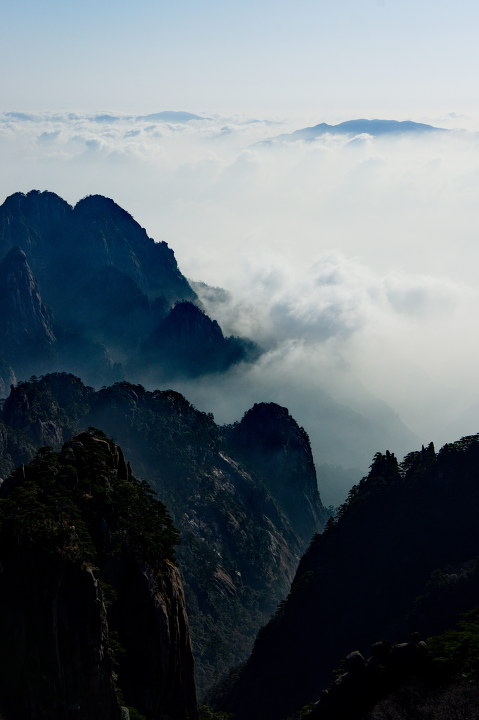 水墨黄山