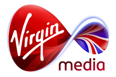 英国维珍传媒(VirginMedia)推出一个国旗版本新标识