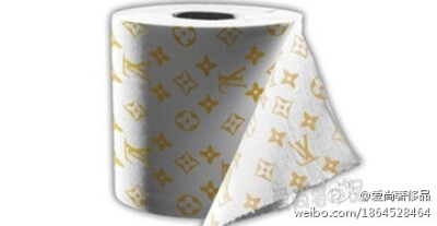 奢侈品LV厕纸，新贵的奢侈趣味礼物
