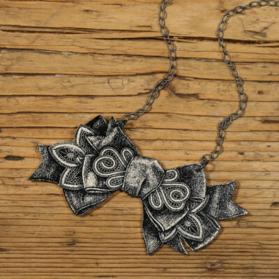 Victorian Bow Necklace