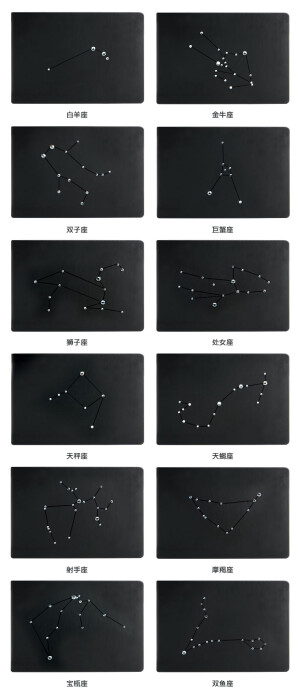 Daycraft 德格夫 Swarovski 施华洛世奇 水晶 笔记本 12星座