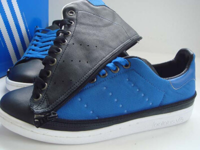 Adidas Stan Smith 80 TF 拉链拆解 高低腰 百搭造型，卓越设计。这款 adidas Stan Smith 80s TF 运动鞋设有一道自鞋底贯穿至鞋面的神奇拉链，可帮助您瞬间将中帮鞋款转变为低帮鞋款。