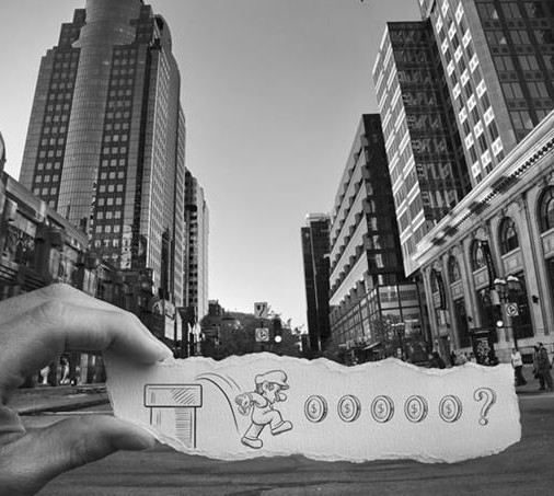 请不要挡到马里奥。。