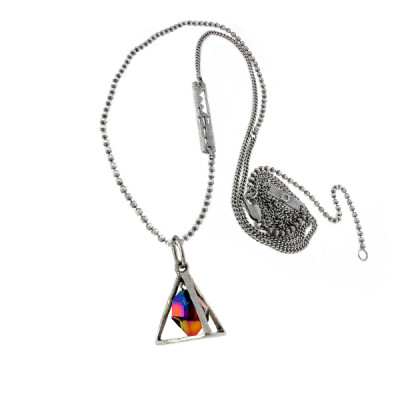 CAGED PYRAMID necklace