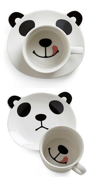 微笑熊猫马克杯