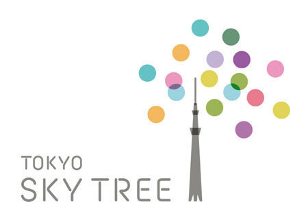 将于2011年诞生在日本东京的世界第一高塔，正式被命名为“东京天空树”（Tokyo Sky Tree）。这座新铁塔高610米，比现在333米高的东京塔几乎高出一倍，将成为日本的新地标。该logo由博報堂(Hakuhodo)完成。