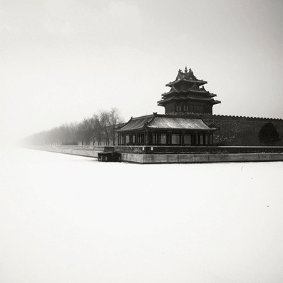 雪让故宫更古韵···