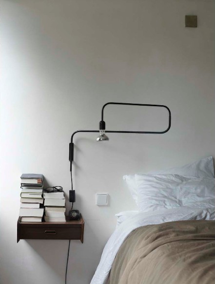 Industrial bedside lamp