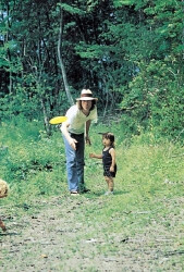 列侬与儿子的生活照