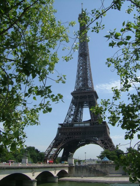 巴黎。艾菲尔铁塔(Eiffel tower).
