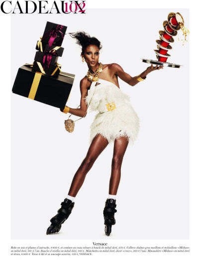  Vogue Paris 圣诞导购特刊之 Versace