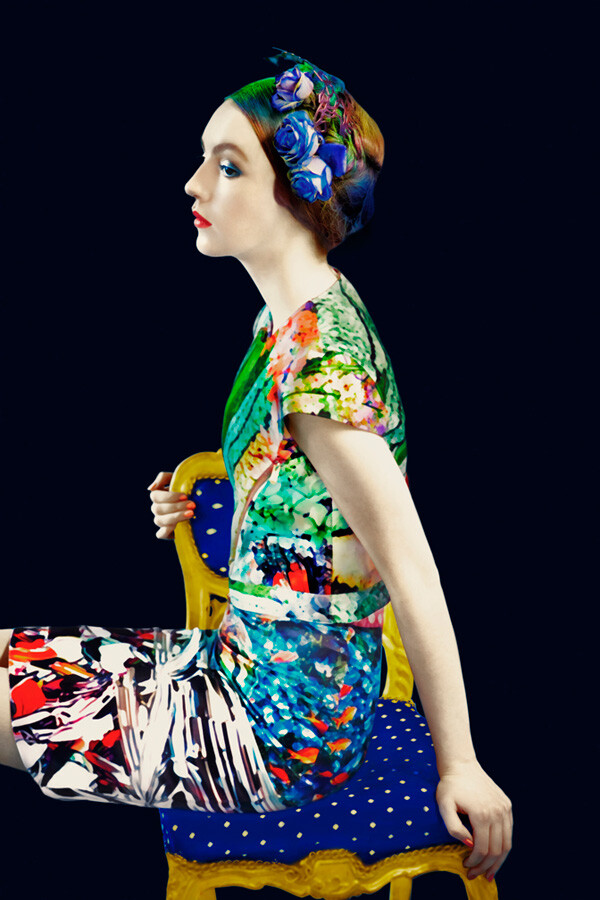 Mary Katrantzou 2012春夏系列,如画般美丽.